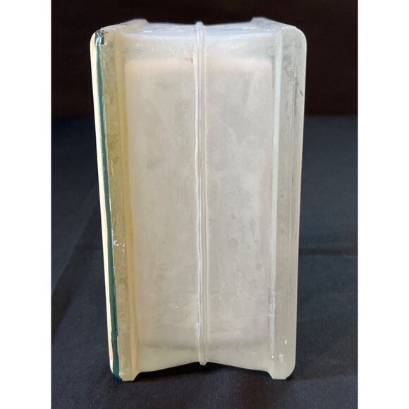 Illuminated Frosted Glass Block Night Light With Snowman Lid Design - "Have Your - Picture 6 of 10